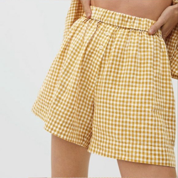 Everlane Pants - Everlane | Gingham Shorts, S